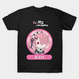 RE ZERO: RAM CHIBI (GRUNGE STYLE) T-Shirt